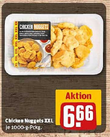 Chicken Nuggets XXL je 1000-g-Pckg.