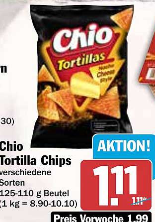 Chio Tortilla Chips - verschiedene Sorten