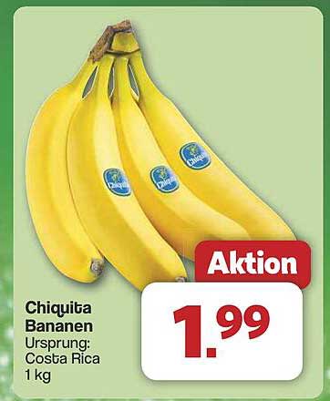 Chiquita Bananen 1 kg - Aktion