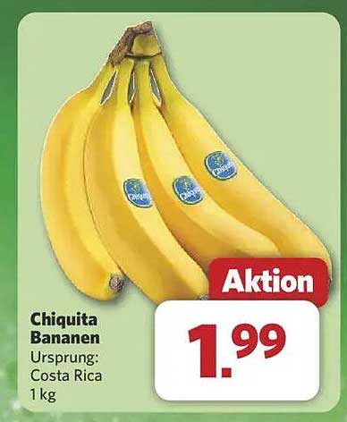 Chiquita Bananen 1 kg - Aktion