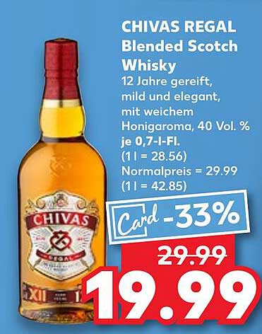 CHIVAS REGAL Blended Scotch Whisky 0,7 l