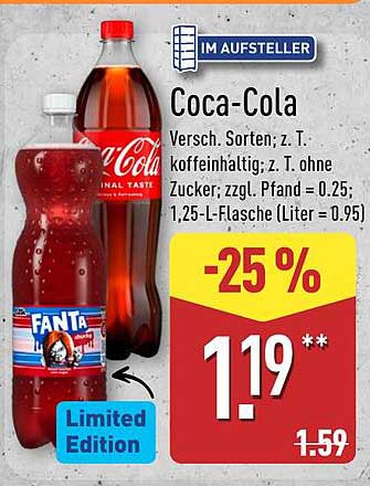 Coca-Cola und Fanta - Limitiert und günstig!