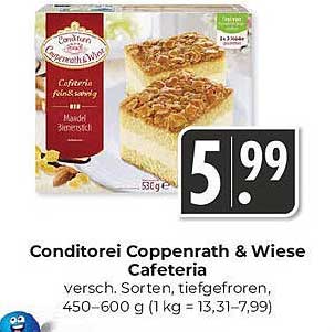 Conditorei Coppenrath & Wiese Cafeteria - verschiedene Sorten, tiefgefroren