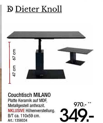 Couchtisch MILANO