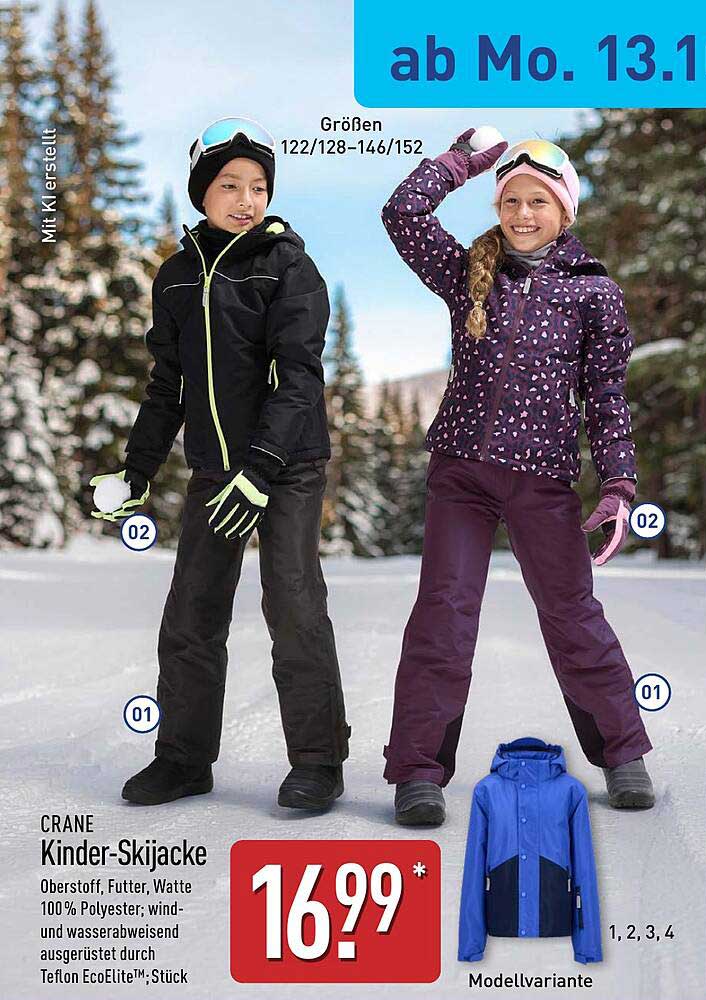 CRANE Kinder-Skihose