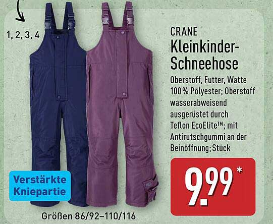 CRANE Kleinkinder-Schneehose