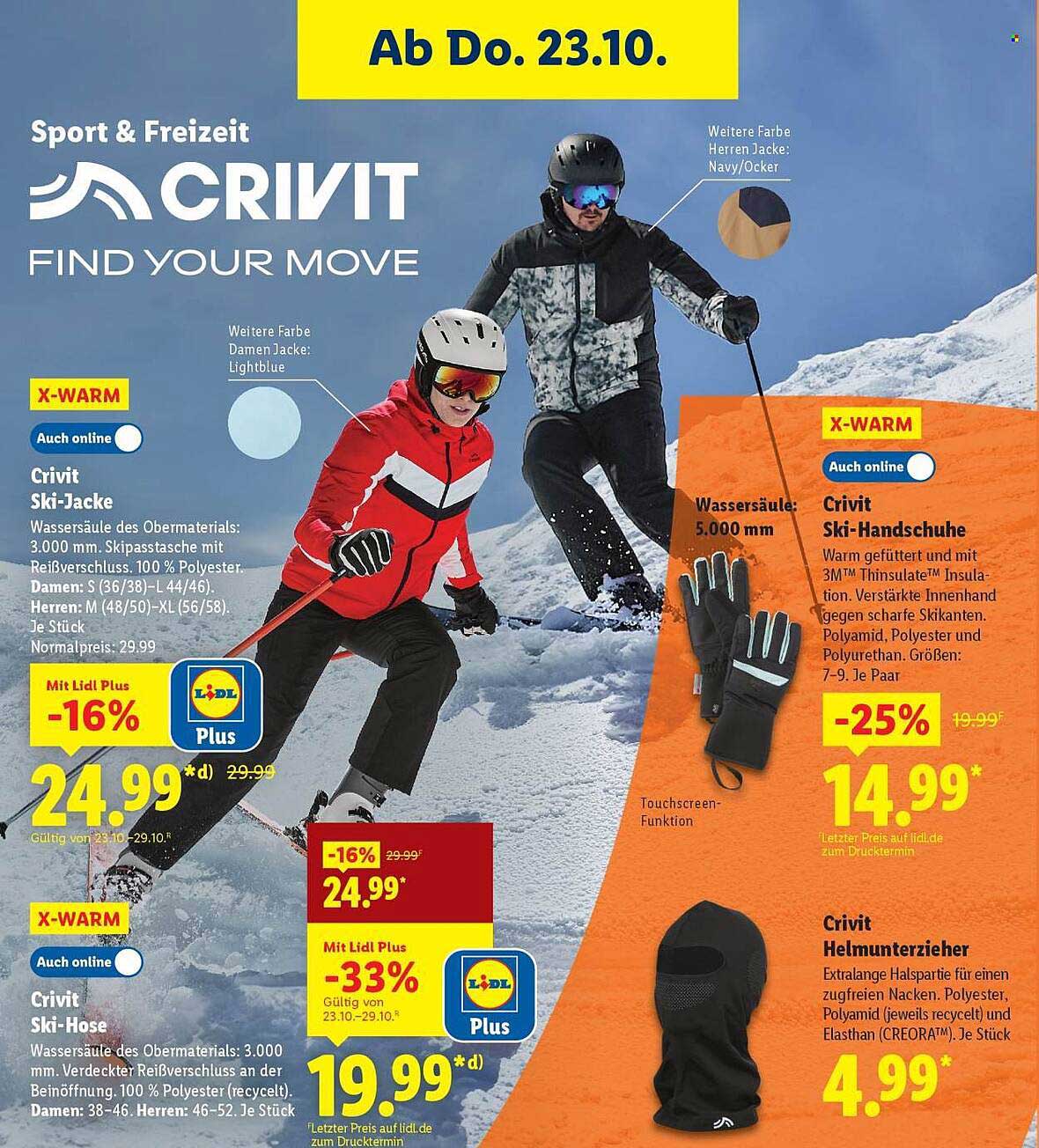 Crivit Ski-Jacke