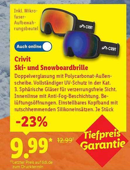 Crivit Ski- und Snowboardbrille