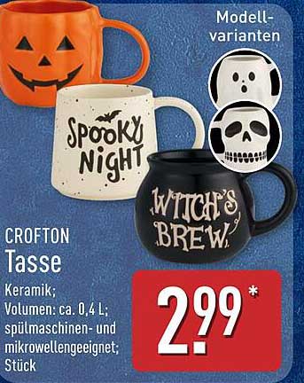 CROFTON Tasse – Halloween-Mugs für gruselige Kaffeepausen
