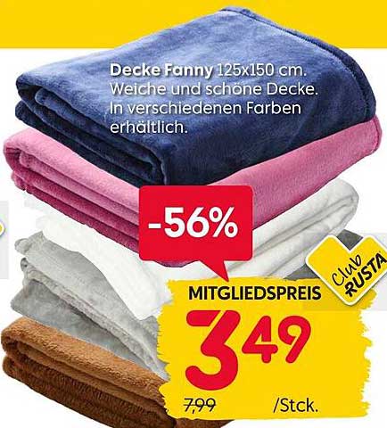 Decke Fanny 125x150 cm - Mit style und Komfort
