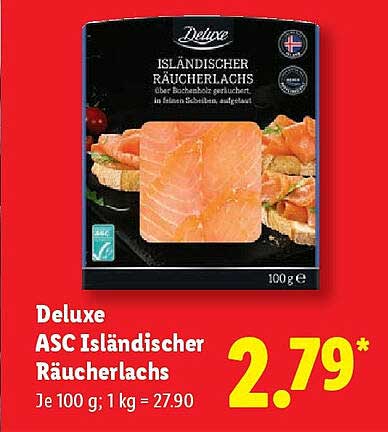 Deluxe ASC Isländischer Räucherlachs