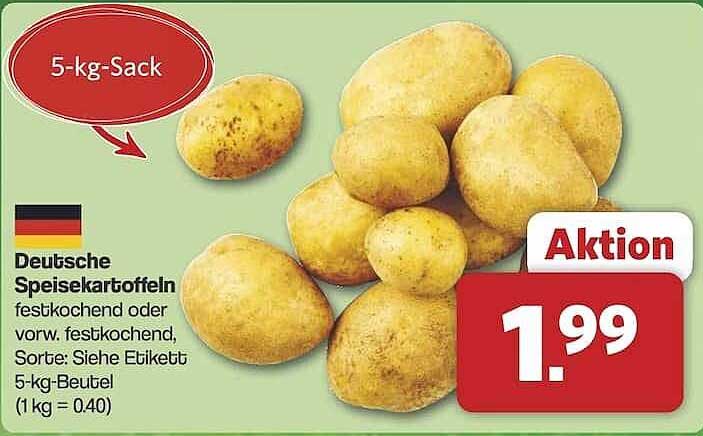 Deutsche Speisekartoffeln 5-kg-Sack