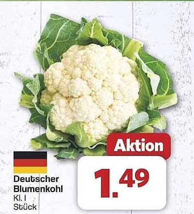 Deutscher Blumenkohl Kl. I Stück