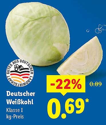 Deutscher Weißkohl - Klasse I