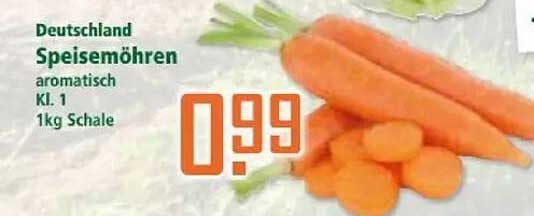 Deutschland Speisemöhren aromatisch Kl. 1 1kg Schale