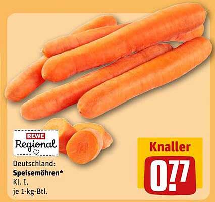 Deutschland: Speisemöhren* Kl. I, je 1-kg-Btl.