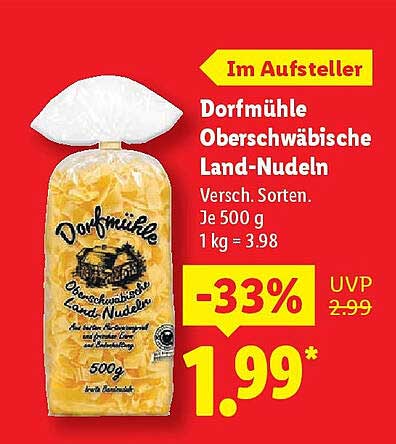 Dorfbüble Oberschwäbische Land-Nudeln 500 g