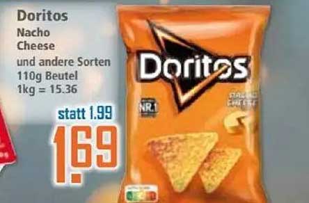 Doritos Nacho Cheese 110g - Jetzt zum Sparpreis!