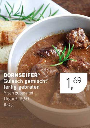 DORNSEIFERS® Gulasch gemischt fertig gebraten