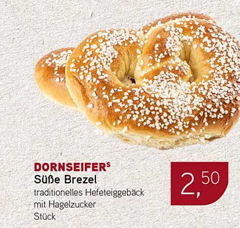 DORNSEIFERS Süße Brezel - traditionelles Hefeteiggebäck mit Hagelzucker