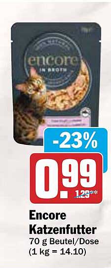 Encore Katzenfutter 70 g Beutel/Dose