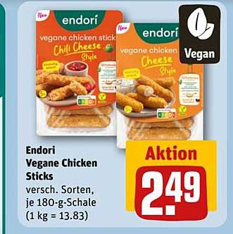 Endori Vegane Chicken Sticks