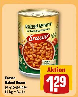 Erasco Baked Beans in Tomatensauce