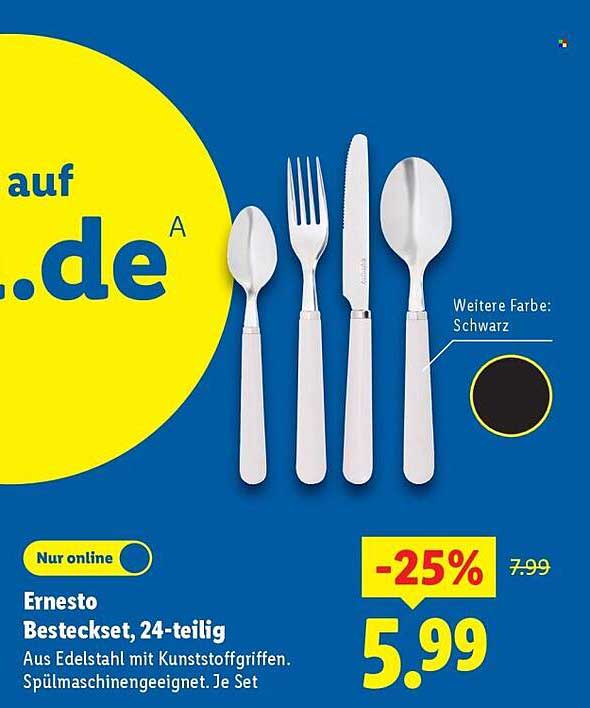 Ernesto Besteckset, 24-teilig