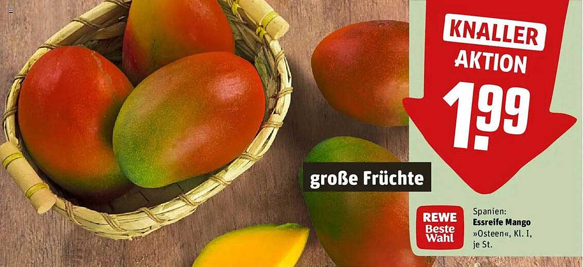 Essreife Mango »Osteen«, Kl. I, je St.