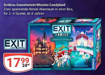 EXIT das Spiel: Schloss Geimstein/Mission Candyland