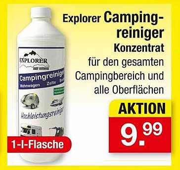 Explorer Campingreiniger Konzentrat 1-Liter-Flasche
