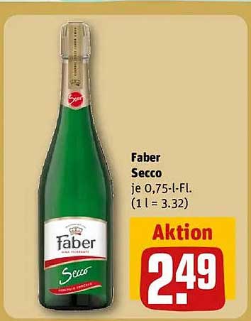 Faber Secco 0,75 l-Flasche