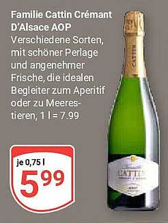Familie Cattin Crémant D'Alsace AOP