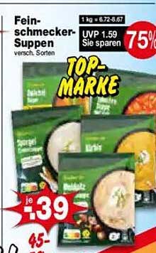 Feinschmecker-Suppen - verschiedene Sorten