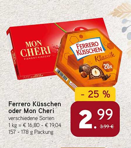 Ferrero Küsschen oder Mon Cheri – Jetzt zugreifen!