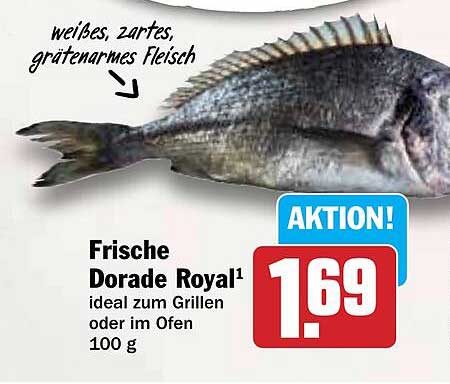 Frische Dorade Royal - ideal zum Grillen oder im Ofen
