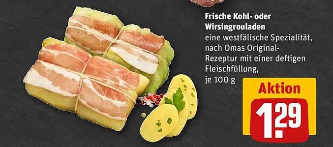 Frische Kohl- oder Wirsingrouladen