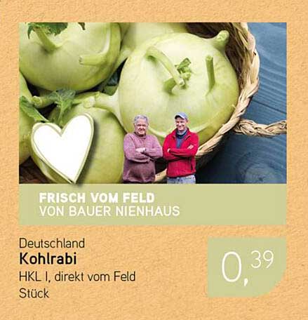 Frischer Kohlrabi von Bauer Nienhaus - Direkt vom Feld