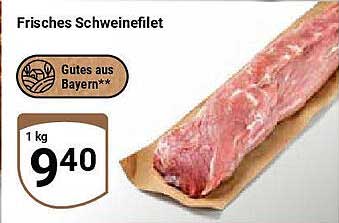 Frisches Schweinefilet – Gutes aus Bayern