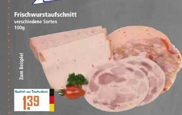 Frischwurstaufschnitt - verschiedene Sorten (100g)