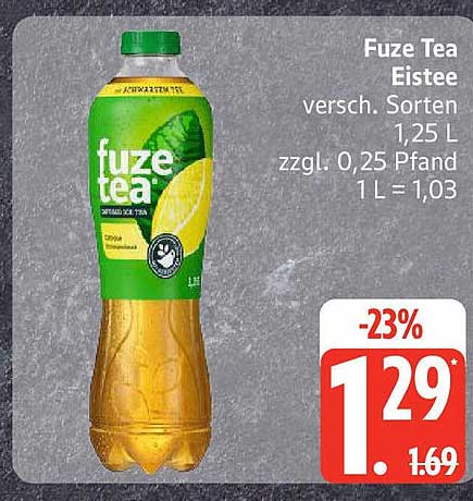 Fuze Tea Eistee versch. Sorten 1,25 L