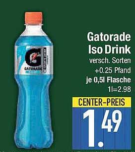 Gatorade Iso Drink - Erfrischung in verschiedenen Sorten