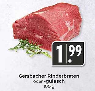 Gersbacher Rinderbraten oder -gulasch