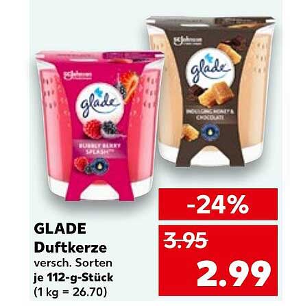 GLADE Duftkerze versch. Sorten je 112-g Stück