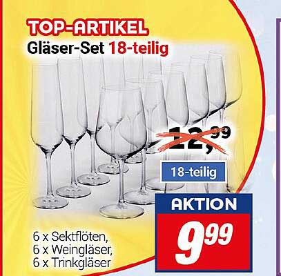 Gläser-Set 18-teilig – Top-Artikel