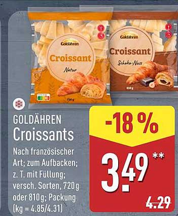GOLDÄHREN Croissants