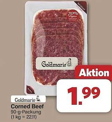 Goldmarie Corned Beef 90-g-Packung