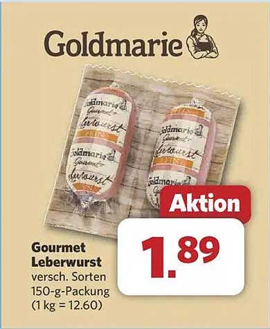 Goldmarie Gourmet Leberwurst 150-g-Packung