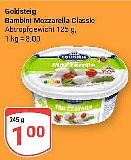 Goldsteig Bambini Mozzarella Classic 125 g