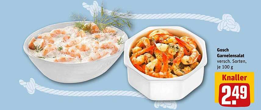 Gosch Garnelensalat, versch. Sorten, je 100 g